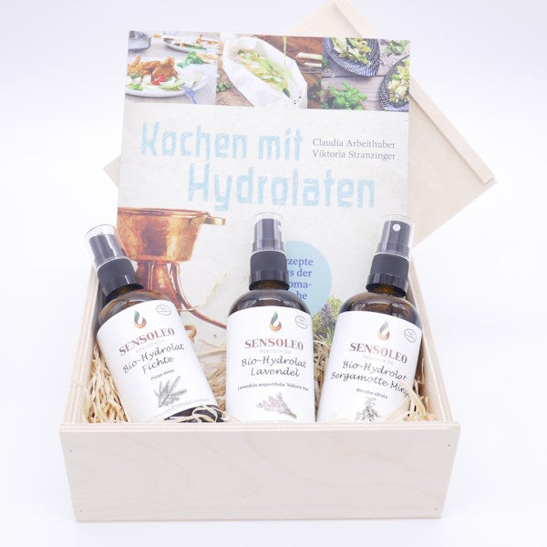 Buch Kochen mit Hydrolaten inkl 3 Hydrolaten